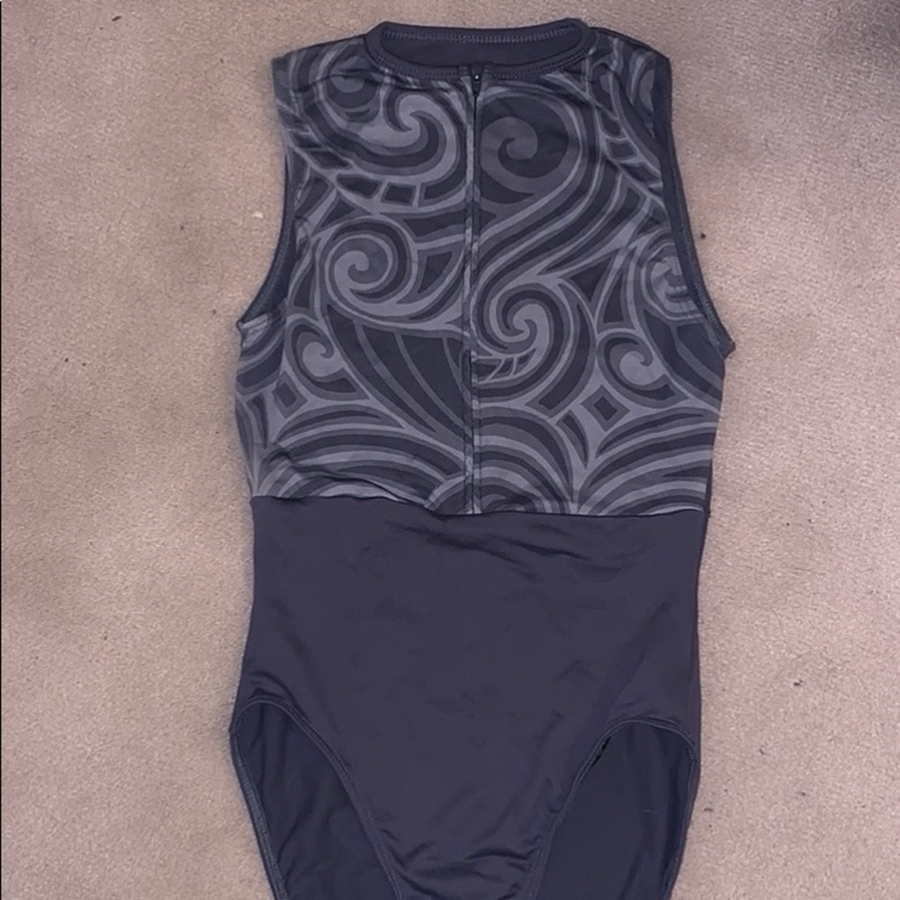 ballet rosa zip up leotard!!